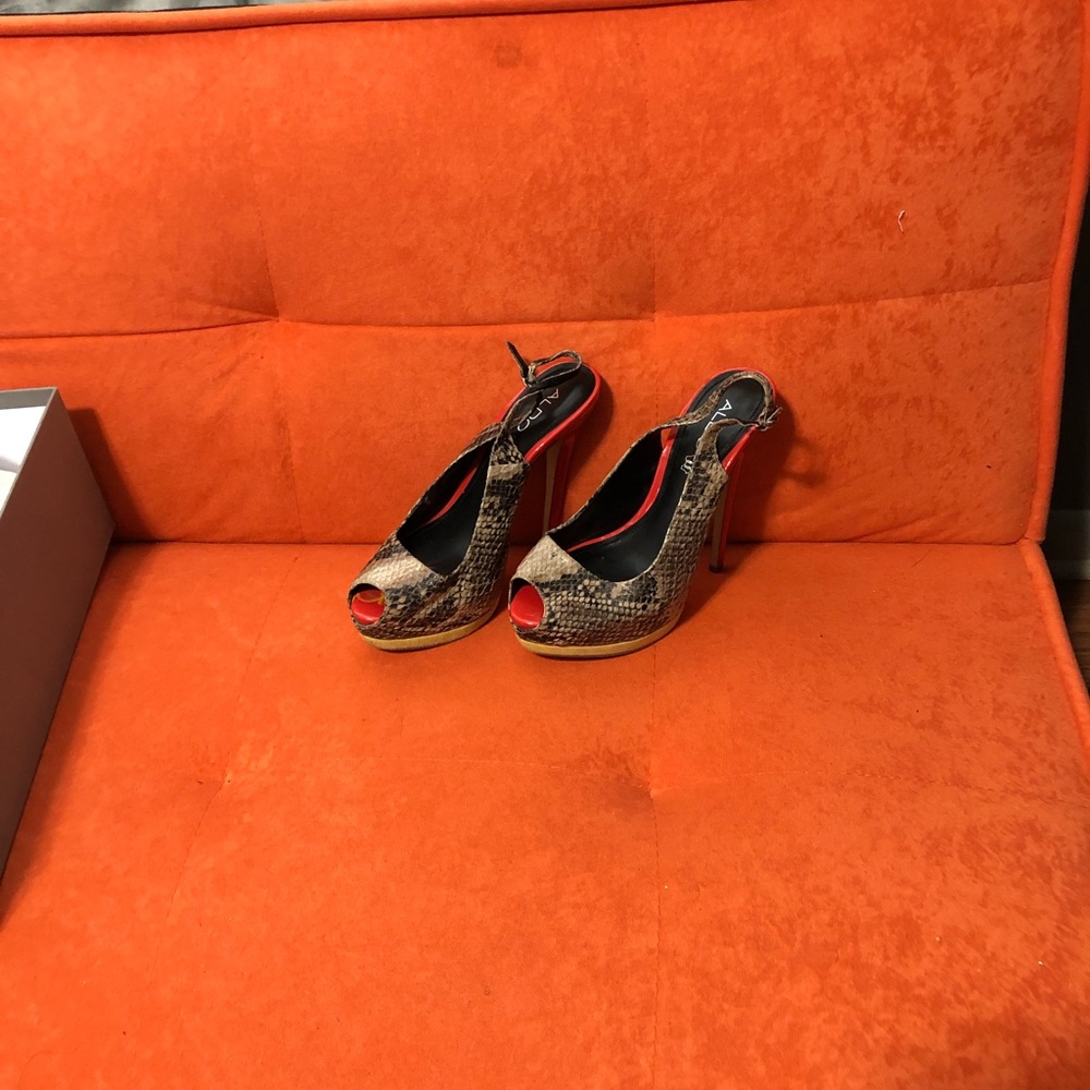 Aldo snakeskin heels